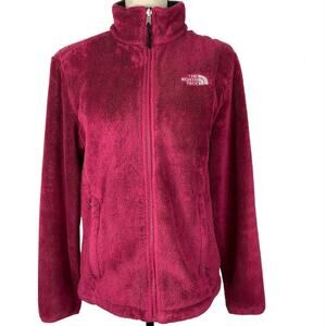 The NORTH FACE OSITO Fleece Jacket Wild Aster Purple Thermal Fuzzy Full Zip